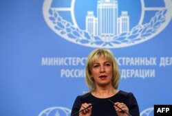 Portparolka ministarstva spoljnih poslova Rusije Marija Zaharova (Foto: AFP/Yuri Kadobnov)