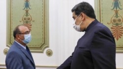 El nuevo gobernador de Barinas, Sergio Garrido, es recibido por el presidente de Venezuela, Nicolás Maduro, en el Palacio de Miraflores de Caracas el 13 de enero de 2022. Foto cortesía de la Prensa Presidencial.