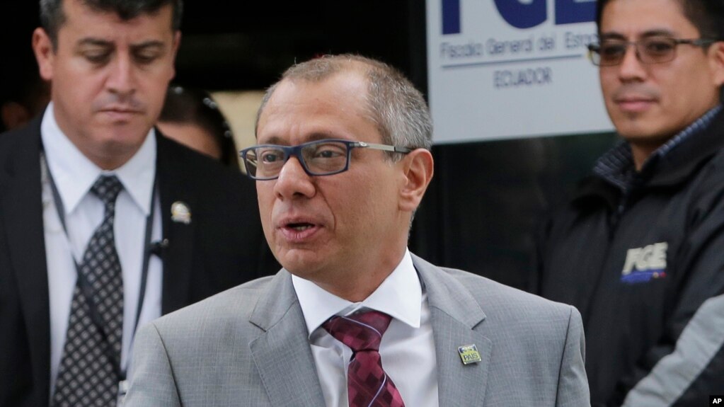 El vicepresidente de Ecuador Jorge Glas.