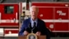 Başkan Joe Biden California eyaletinin başkenti Sacramento'daki havaalanında orman yangınlarıyla ilgili mesaj verdi. 