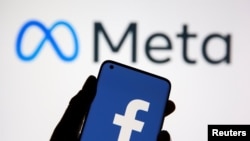 Logo mới của Facebook với tên gọi Meta. 