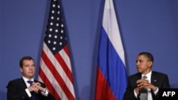 Дмитрий Медведев и Барак Обама в Довиле