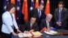 จีนและออสเตรเลียลงนามในข้อตกลงการค้าเสรีฉบับสำคัญ