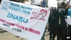 The Zimbabwe National Students Union says the government's cadetship programme has failed.