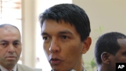 Madagascar President Andry Rajoelina (file photo)