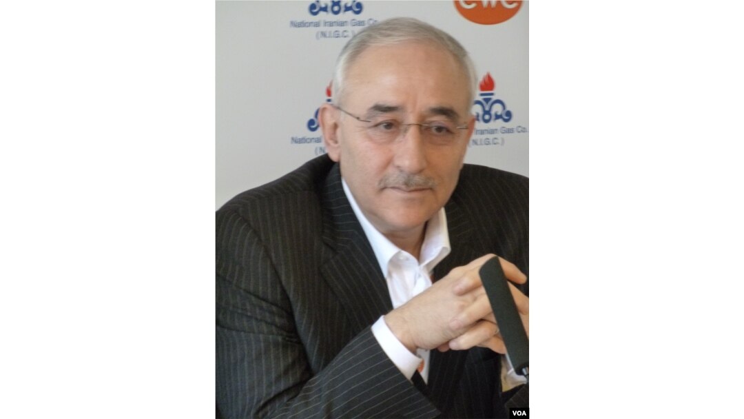 Iranians "can overcome the uncertainties created by this dynamic in Washington," Amir Hossein Zamaninia, Tehran's deputy petroleum minister, told reporters at yhe CWC Iran LNG and Gas Partnerships Summit in Frankfurt, Germany," Feb. 15, 2017. (H. Ridgwell/VOA)