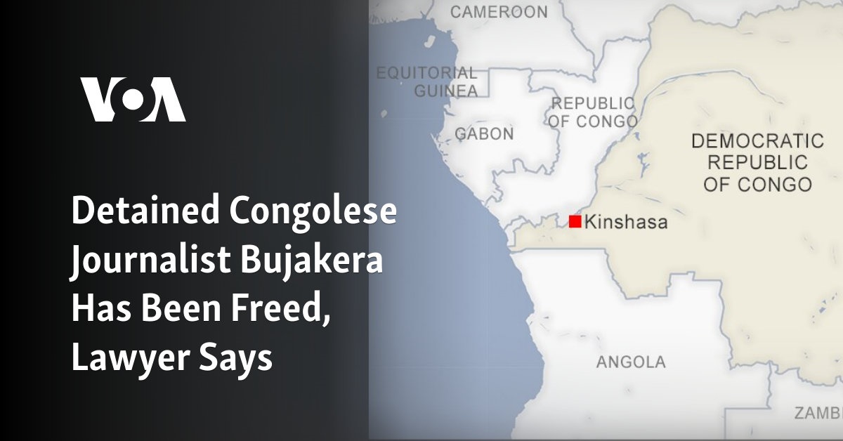 Detained Congolese Journalist Bujakera Has Been Freed, Lawyer Says