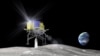 Penjelajah luar angkasa bernama SLIM (Smart Lander for Investigating Moon) mendarat di bulan. (Foto: JAXA via AP)