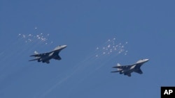 Irán dijo en un comunicado que el accidente involucró uno de sus aviones de combate en un “vuelo operacional”.  (Foto de Archivo)