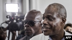 Le candidat à la présidentielle Martin Fayulu à Kinshasa, le 30 décembre 2018.