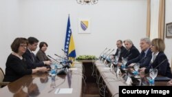 Maureen Cormack se sastala sa Šefikom Džaferovićem (Izvor: Predsjedništvo BiH)