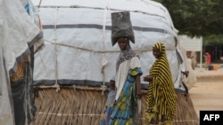 Imagem de arquivo: Residentes de Maiduguri