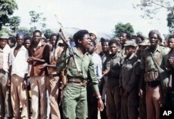 Varwiri Vehondo Yerusununguko Zimbabwe African Liberation Army (ZALA), February 6, 1980. (AFP)