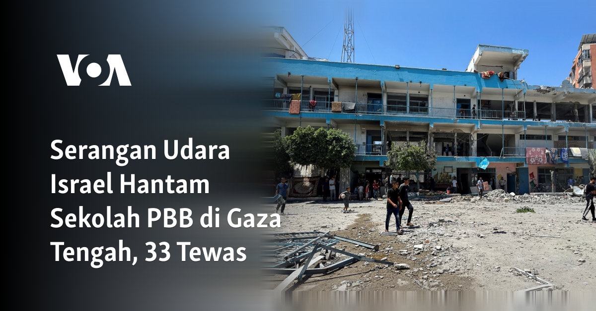 Serangan Udara Israel Hantam Sekolah Pbb Di Gaza Tengah Tewas