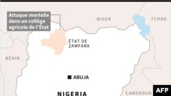 Ikarita ya Leta ya Zamfara mu majyaruguru y'uburengerazuba bwa Nijeriya