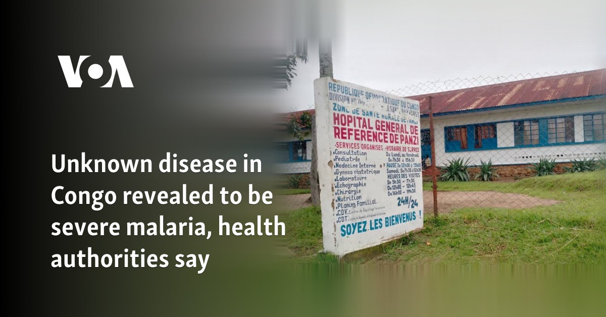 Severe Malaria Outbreak in Congo Kills Over 100