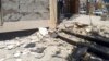 بخشی از خسارات زمین لرزه در مسجد سلیمان 