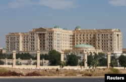 A view shows the Ritz-Carlton hotel in the diplomatic quarter of Riyadh, Saudi Arabia, Nov. 5, 2017.