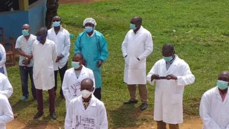 Manifestation de médecins dans l'est de la RDC