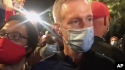 US Oregon Portland Mayor Tear Gas