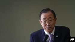 ທ່ານ Ban Ki-moon ເລຂາທິການໃຫຍ່ຂອງອົງການສະຫະປະຊາຊາດ