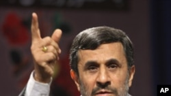 Iranian President Mahmoud Ahmadinejad (file photo)