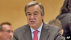 UNHCR High Commissioner Antonio Guterres in Geneva, Switzerland, 04 Oct 2010