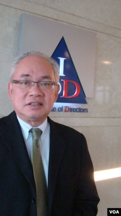 Former Thai Central Bank deputy governor Bandid Nijathaworn. (R. Corben/VOA)