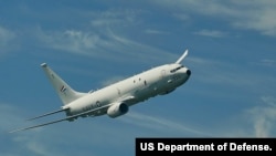 Pesawat Poseidon P-8A milik Angkatan Laut Amerika Serikat. (foto: dok).