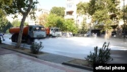 Bakı şəhərində koronavirusa qarşı dezinfeksiya işləri aprılıb