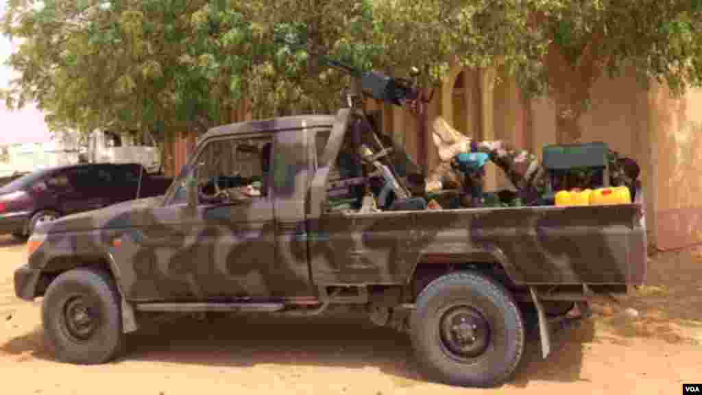 Une pick-up de l&#39;armée tchadienne
