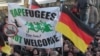 德国科隆人抗议难民潮的负面影响