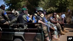 Des militairees maliens dans Gao 