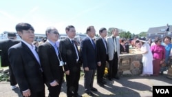 Unveiling ceremony of the historic plaque of HRH Prince Mahidol at the Gloucester Inn by the Sea,MA.