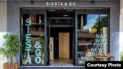Siesta & Go promises a quiet, restful napping spot for Spaniards in the heart of Madrid's bustling business district. (Siesta & Go)