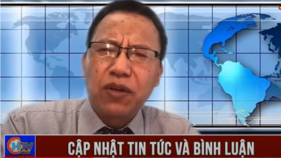 Ông Lê Văn Dũng phát biểu trực tiếp vào tháng 4-2021 trên trên kênh CHTV. Photo Lê Dũng VoVa.