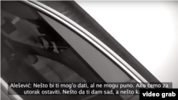 Screenshot videa kojeg je objavio magazin Žurnal