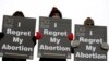 Protesta en Washington marca 40 años de aborto legal