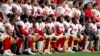 Fewer NFL Players Kneel During Anthem as Trump Repeats Call for Protest to End