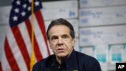 El gobernador de Nueva York Andrew Cuomo dijo que ha agradecido reiteradamente al presidente por la asistencia del gobierno federal.