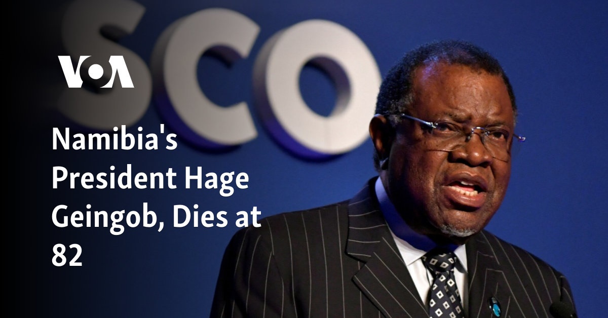 Namibia Mourns President Hage Geingob's Passing