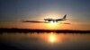 A United Airlines plane is getting ready to land at Reagan National Airport near Washington, D.C. (Photo by Diaa Bekheet)