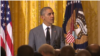 سخنرانی باراک اوباما رئیس جمهوری آمریکا در حضور جمعی از دیپلمات های خارجی در کاخ سفید - ۲۵ تیر ۱۳۹۵ 