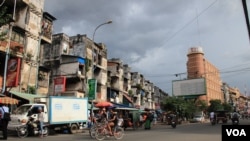 A general view of Phnom Penh's White Building and its residents on Friday, September 5, 2014.