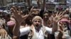 也門反政府示威者受傷