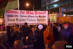 Ferguson protest in Washington DC