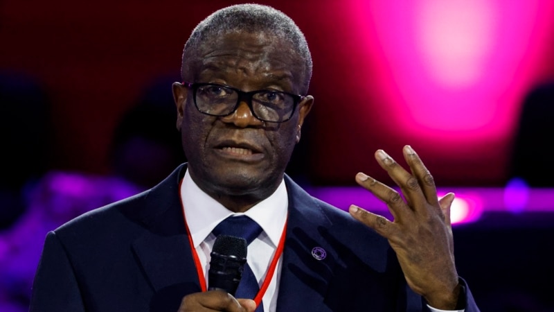 Le Dr Mukwege, Nobel de la paix, est candidat à la présidentielle de RDC