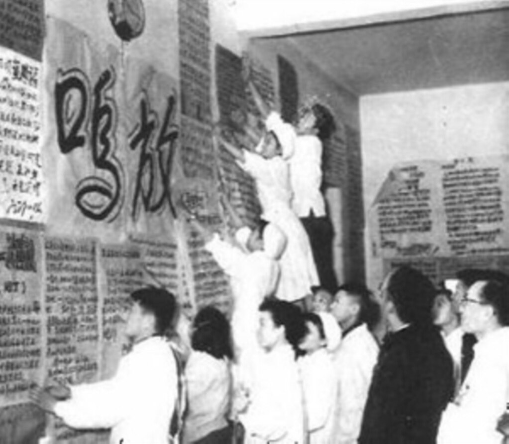 1957年中国展开“反右运动”