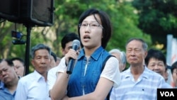 從南京到香港的大陸遊客李婕