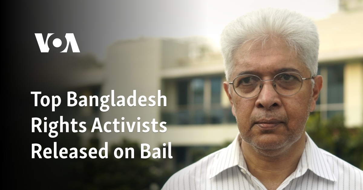 Top Bangladesh Rights Activists Released On Bail